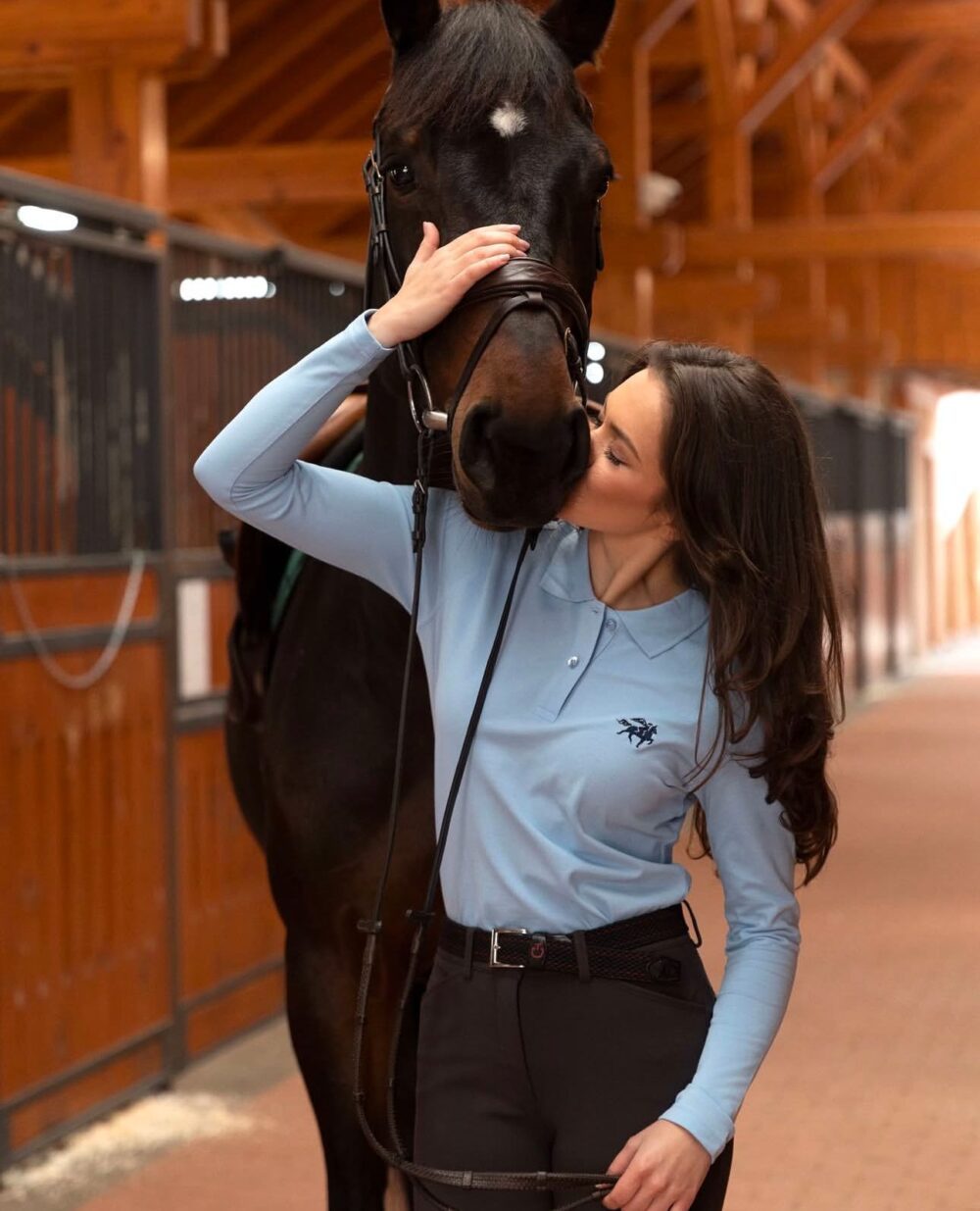 ENIBO POLO WITH EMBROIDERY