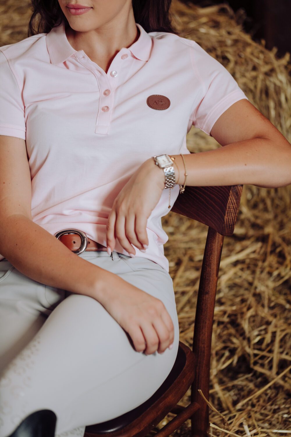 ENIBO POLO SOFT ROSE T-SHIRT