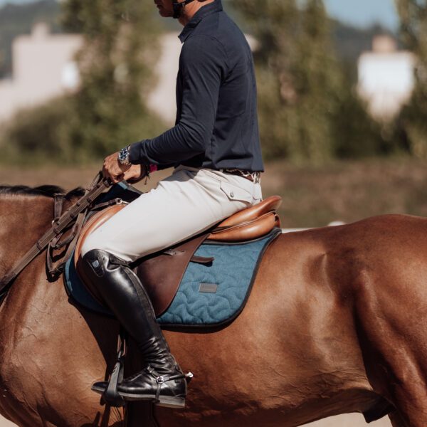 Bleu Wave saddle pad