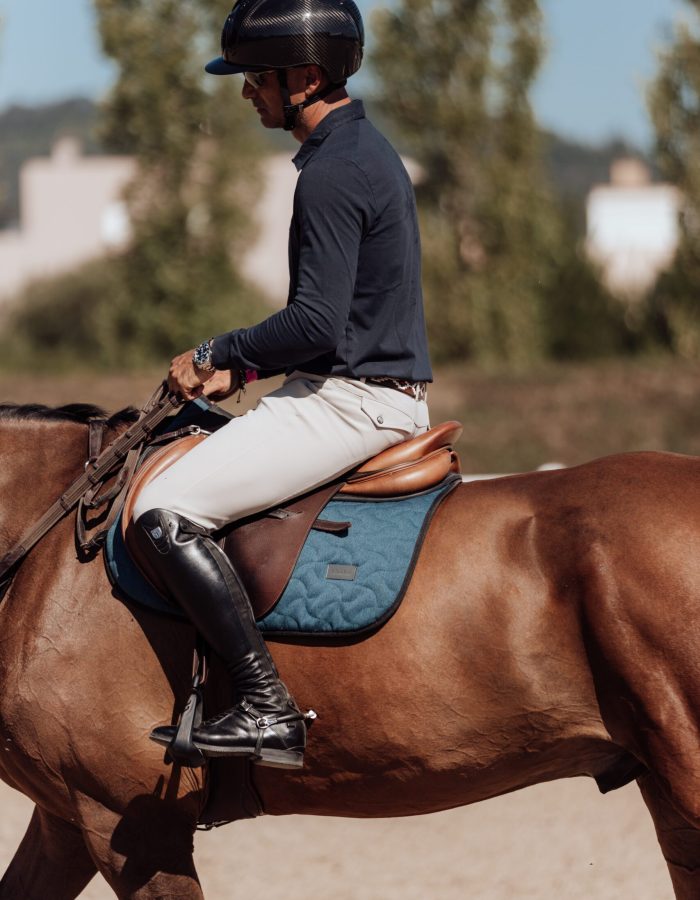 Bleu Wave saddle pad